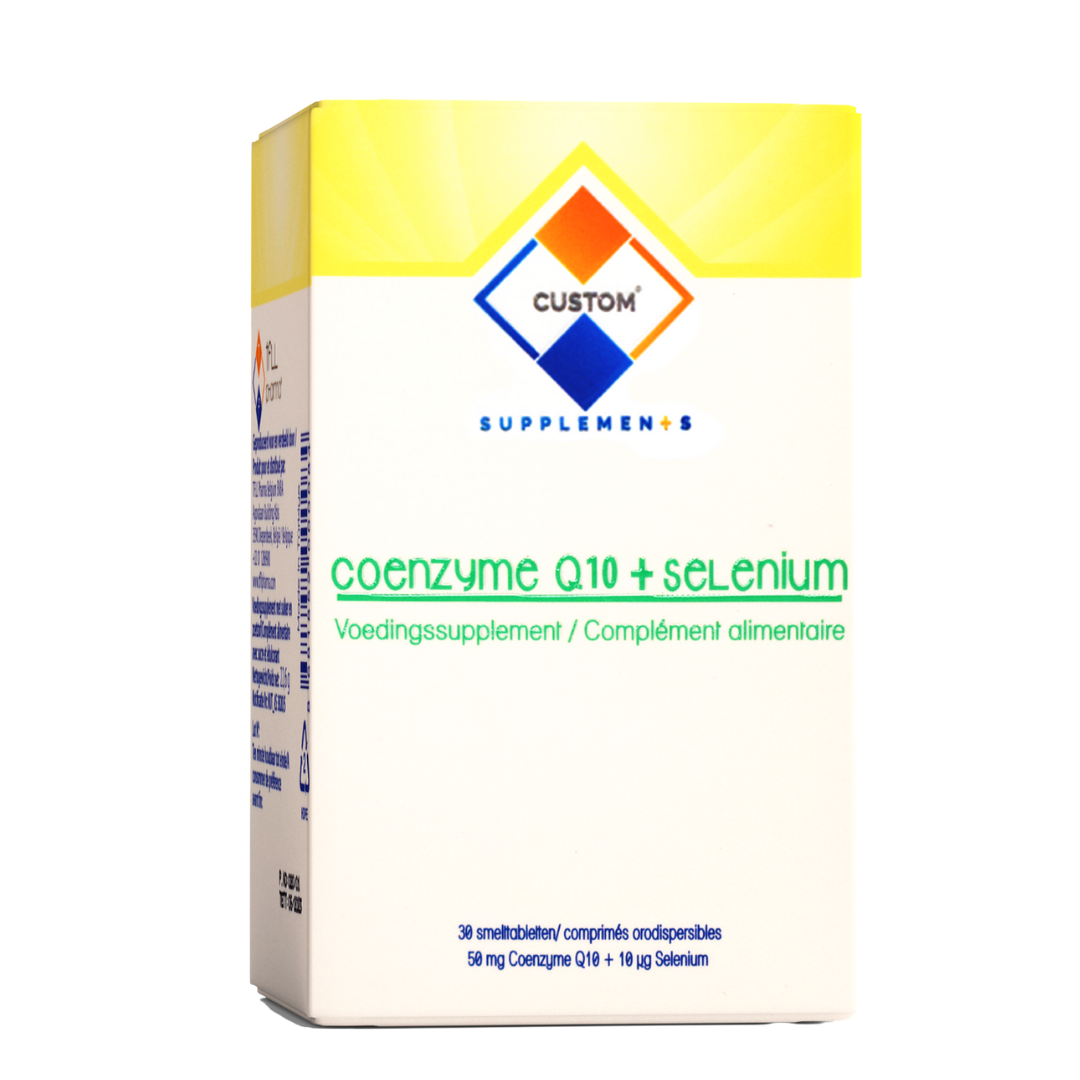 Custom Supplements® 50 mg Coenzym Q10+10 mcg Selenium Orodispersible Tablet (30 Tablets)